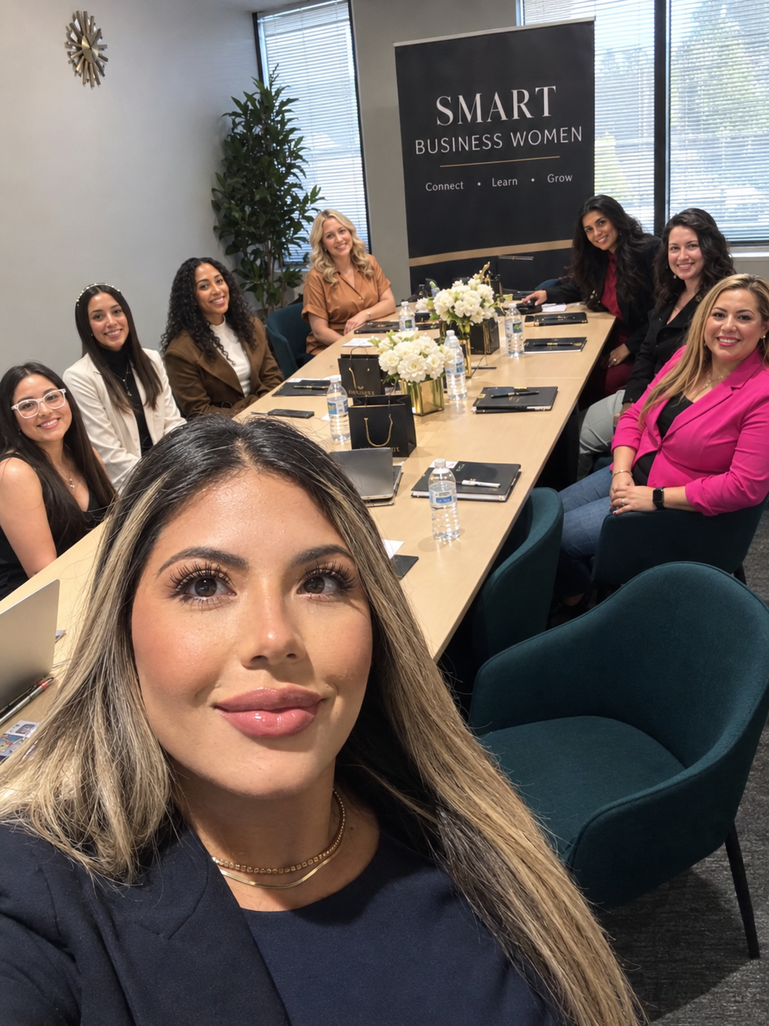 Misa Caba with her professional network